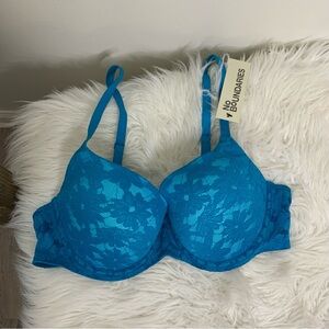 No Boundaries Blue Bra
